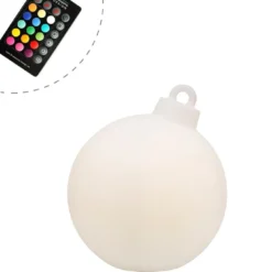 Gartenleuchte Shining Christmas Ball In Weiß - RGB LED