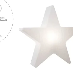 Gartenleuchte Shining Star 'Merry Christmas' In Weiß - Solar