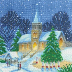 Christmas Carols, 30x30cm Crystal Art Kit
