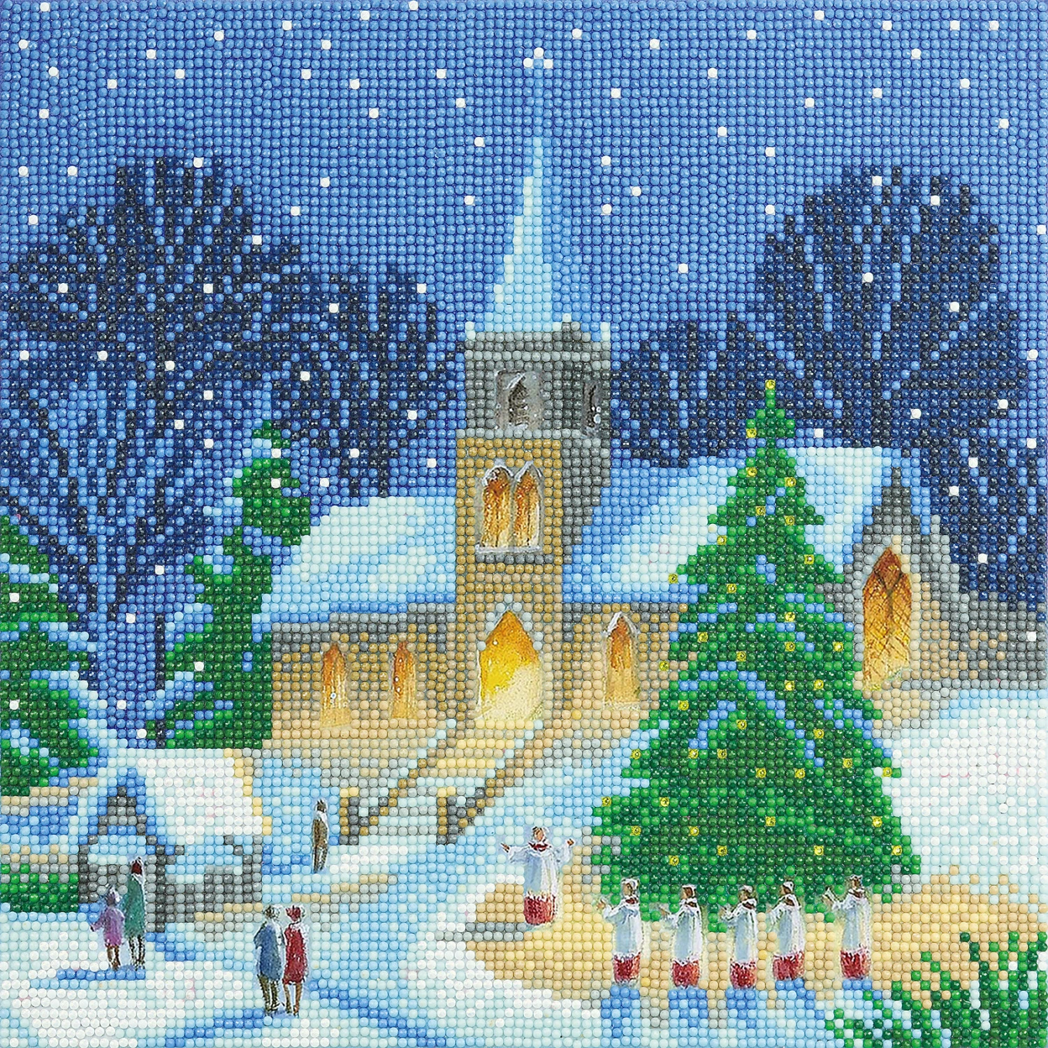 Christmas Carols, 30x30cm Crystal Art Kit 1 Christmas Carols, 30x30cm Crystal Art Kit