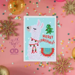 Diamond Dotz Original Diamond Painting Greeting Card "Merry Christmas Llama“ Postkarte... 6 Diamond Dotz Original Diamond Painting Greeting Card "Merry Christmas Llama“ Postkarte... -Diamond Dotz Verkäufe diamond dotz original diamond painting greeting card merry christmas llama postkarte 2