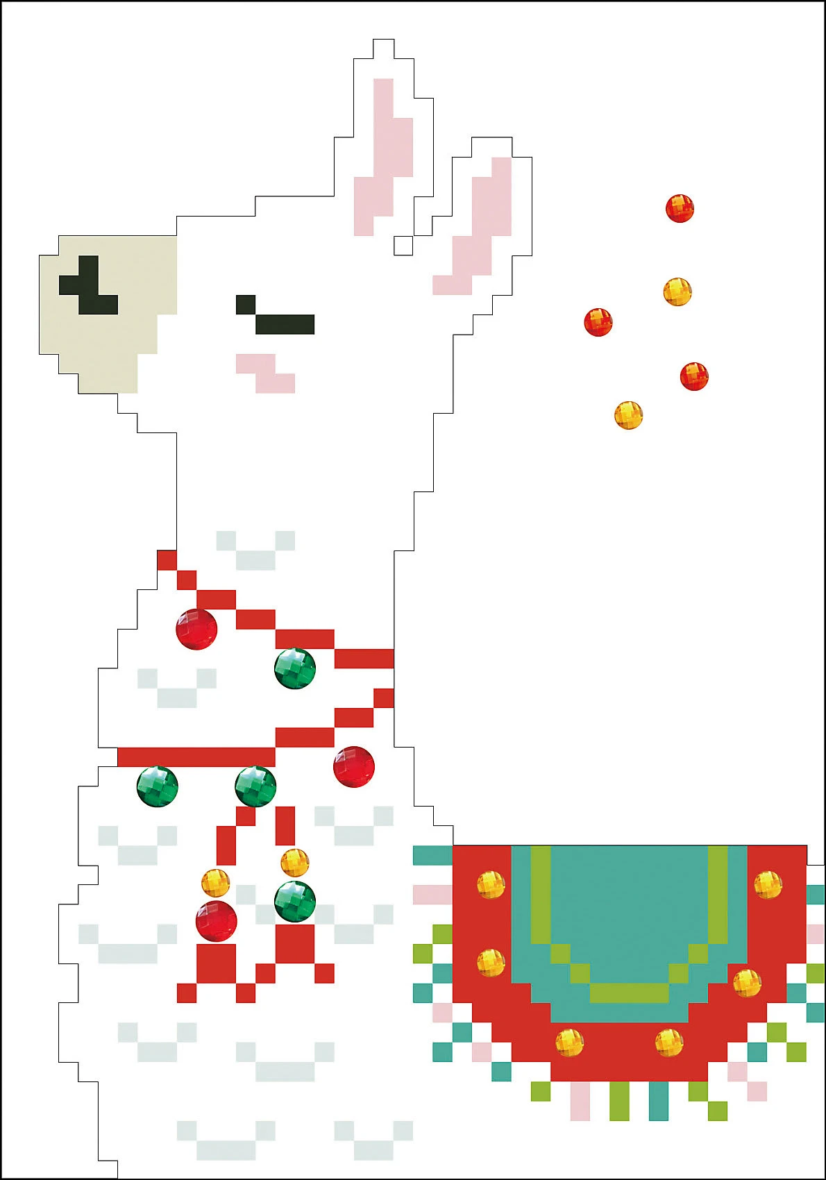 Diamond Dotz Original Diamond Painting Greeting Card "Merry Christmas Llama“ Postkarte... 4 Diamond Dotz Original Diamond Painting Greeting Card "Merry Christmas Llama“ Postkarte... – Bild 4