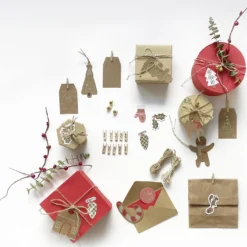 FOLIA Verpackungs-Set MERRY CHRISTMAS, 44-teilig -Diamond Dotz Verkäufe folia verpackungs set merry christmas 44 teilig 2