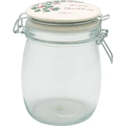 Vorratsglas MERRY CHRISTMAS Weiß 0,75L