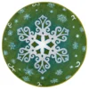 Kurzflor Kinderteppich Christmas Snowflake Grün