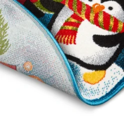Kurzflor Kinderteppich Pinguin Christmas -Diamond Dotz Verkäufe hanse home kurzflor kinderteppich pinguin christmas 2