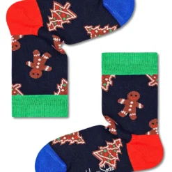 Happy Socks 2er-Set: Socken "Christmas" In Dunkelblau/ Bunt