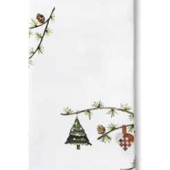 4er-Set: Servietten "Hammershøi Christmas" In Weiß/ Bunt - (L)45 X (B)45 Cm