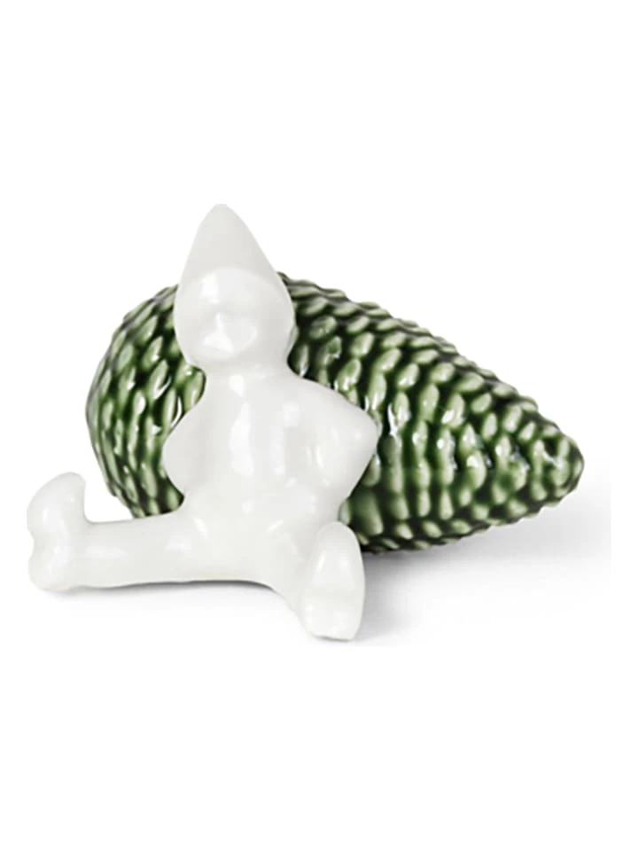 Dekofigur "Christmas Tales" In Grün/ Weiß - (B)8 X (H)5,5 X (T)9 Cm 1 Dekofigur "Christmas Tales" In Grün/ Weiß - (B)8 X (H)5,5 X (T)9 Cm