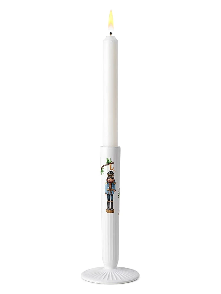 Kerzenhalter "Hammershøi Christmas" In Weiß/ Bunt - (H)20 Cm 2 Kerzenhalter "Hammershøi Christmas" In Weiß/ Bunt - (H)20 Cm – Bild 2