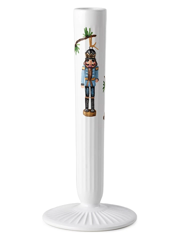 Kerzenhalter "Hammershøi Christmas" In Weiß/ Bunt - (H)20 Cm 1 Kerzenhalter "Hammershøi Christmas" In Weiß/ Bunt - (H)20 Cm
