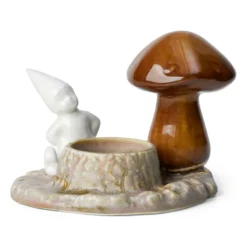 Teelichthalter "Christmas Tales" In Beige/ Braun - (B)13 X (H)9,5 X (T)14 Cm