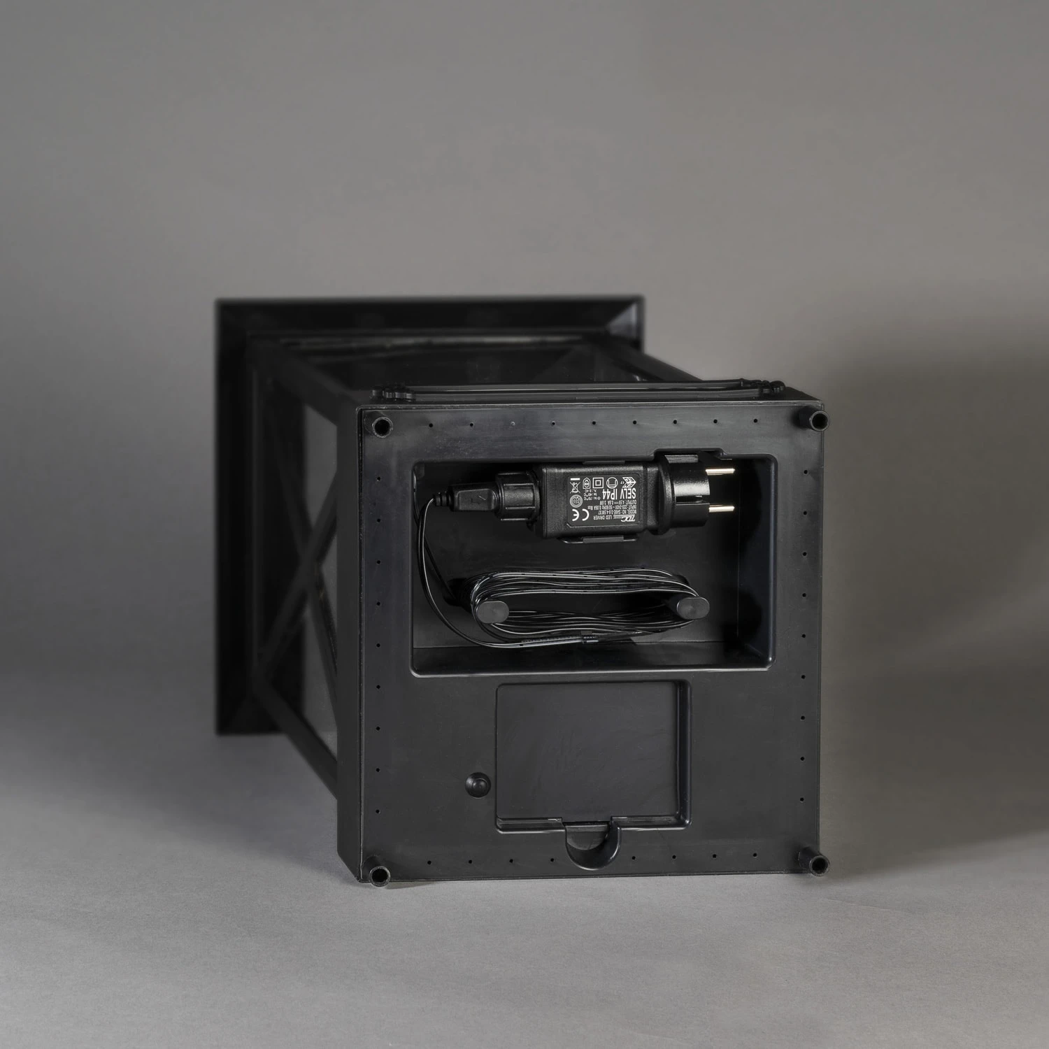 Konstsmide LED Laterne Kamin MERRY CHRISTMAS Flackernd Für Außen H: 42cm 4 Konstsmide LED Laterne Kamin MERRY CHRISTMAS Flackernd Für Außen H: 42cm – Bild 4