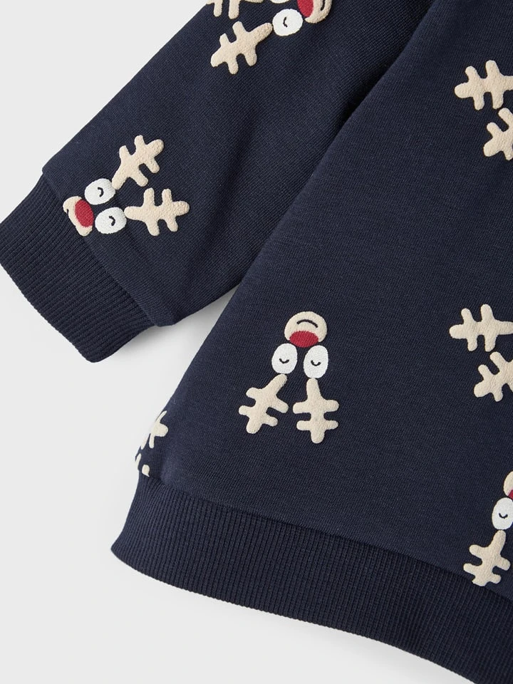 NAME IT Sweatshirt "Christmas" In Dunkelblau 3 NAME IT Sweatshirt "Christmas" In Dunkelblau – Bild 3