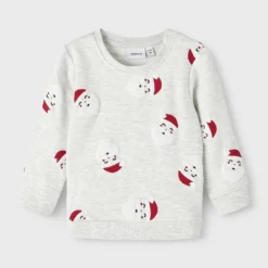 Diamond Dotz Verkäufe 26 NAME IT Sweatshirt "Christmas" In Grau