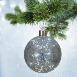 LED-Kugel 2er-Set "Christmas Globe" In Silber -Diamond Dotz Verkäufe nave led kugel 2er set christmas globe in silber 1