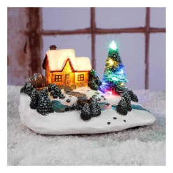 LED-Dekoleuchte "Christmas Scene" In Bunt - (B)18 X (H)13 X (T)8 Cm