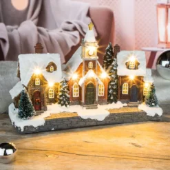LED-Dekoleuchte "Christmas Village" In Bunt - (B)26,5 X (H)17,5 X (T)10 Cm