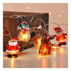 LED-Lichterkette "Christmas Figures" In Bunt
