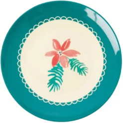 Rice Servierteller Bunter Teller Christmas Poinsettia, Ø 16,5 Cm