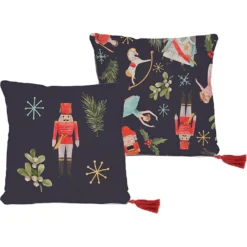 Diamond Dotz Verkäufe 22 Kissenhülle "Christmas Fairy Tale" In Dunkelblau - (L)45 X (B)45 Cm