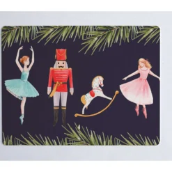 Schreibtischunterlage "Christmas Fairy Tale In Dunkelblau - (L)55 X (B)35 Cm