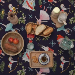 Tischdecke "Christmas Fairy Tale" In Bunt - (L)140 X (B)140 Cm 3 Tischdecke "Christmas Fairy Tale" In Bunt - (L)140 X (B)140 Cm -Diamond Dotz Verkäufe tierra bella tischdecke christmas fairy tale in bunt l 140 x b 140 cm 1