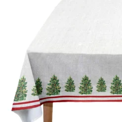 Tischdecke "Christmas Tree" In Creme/ Bunt - (L)140 X (B)140 Cm